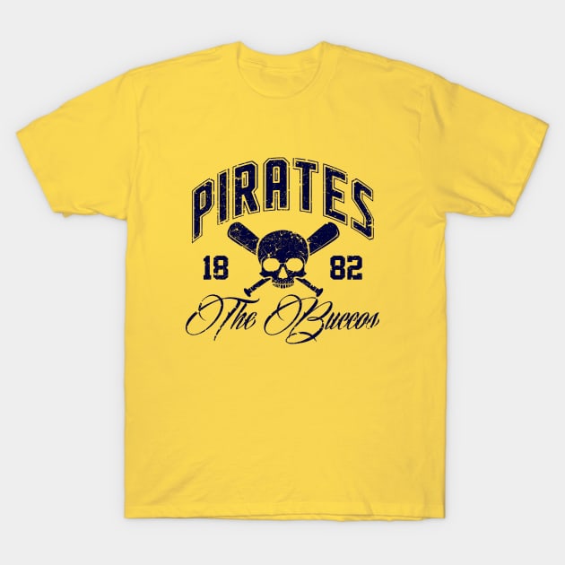 Pittsburgh Pirates Baseball Logo Print T-Shirt by Tim_Raven